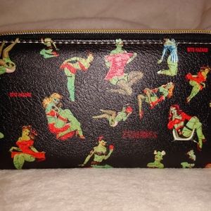 Zombie pin-up custom designed Wallet long